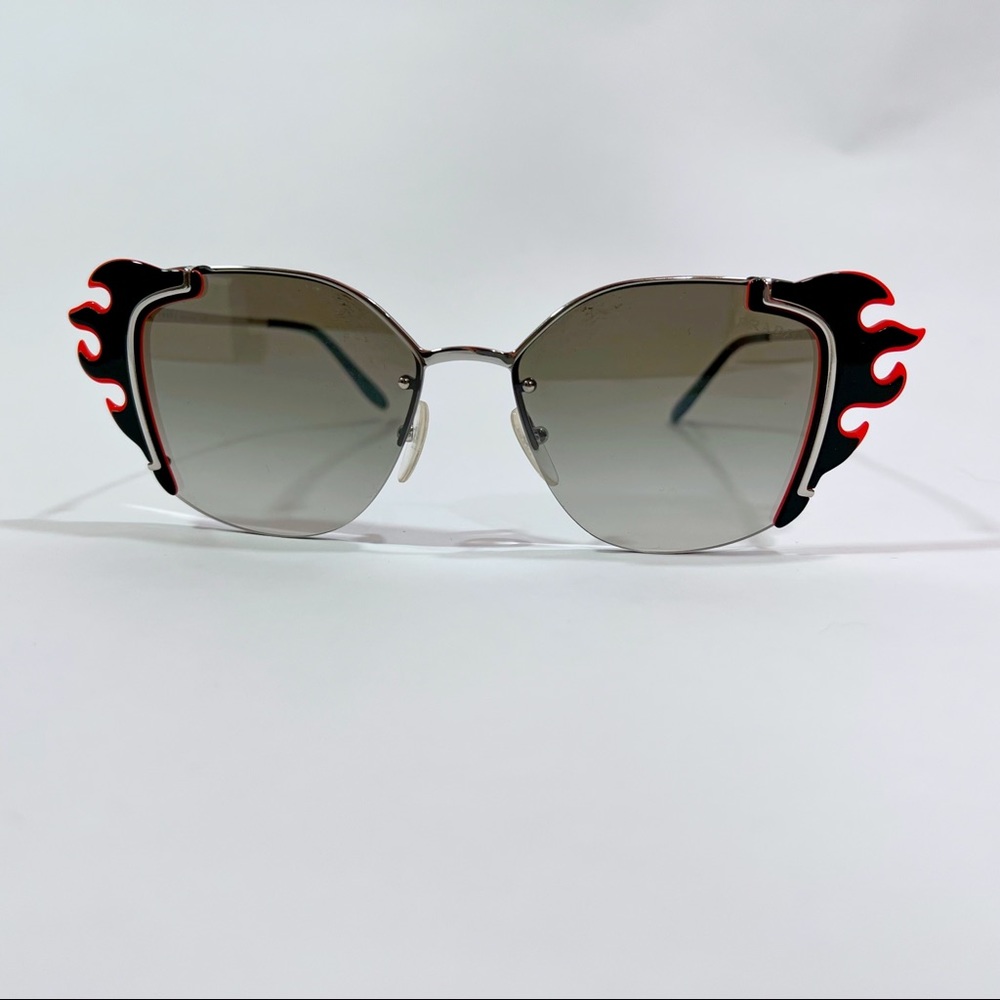 Prada Cat Eye Flame Sunglasses